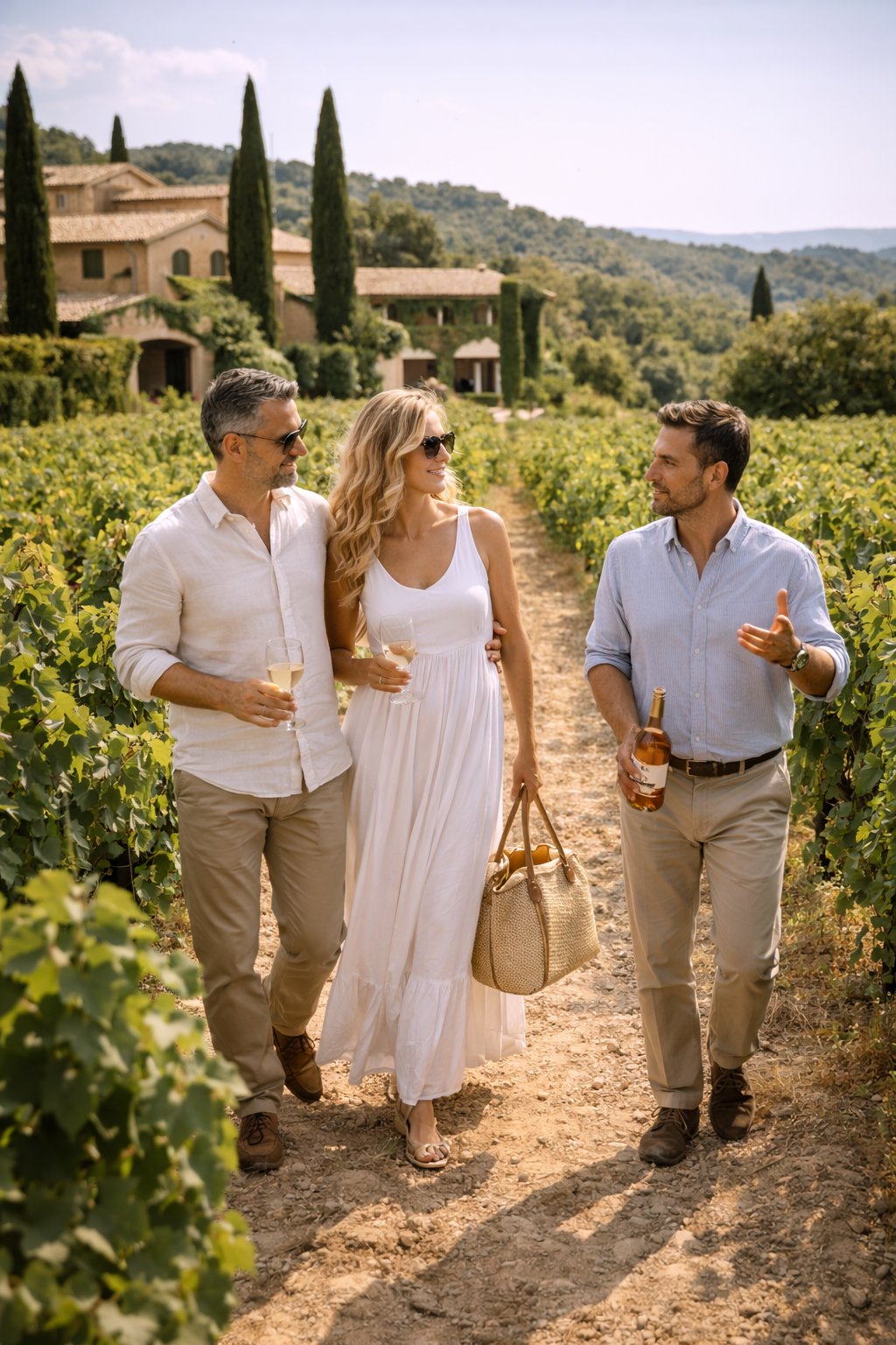 Vignoble varois en fin de journée